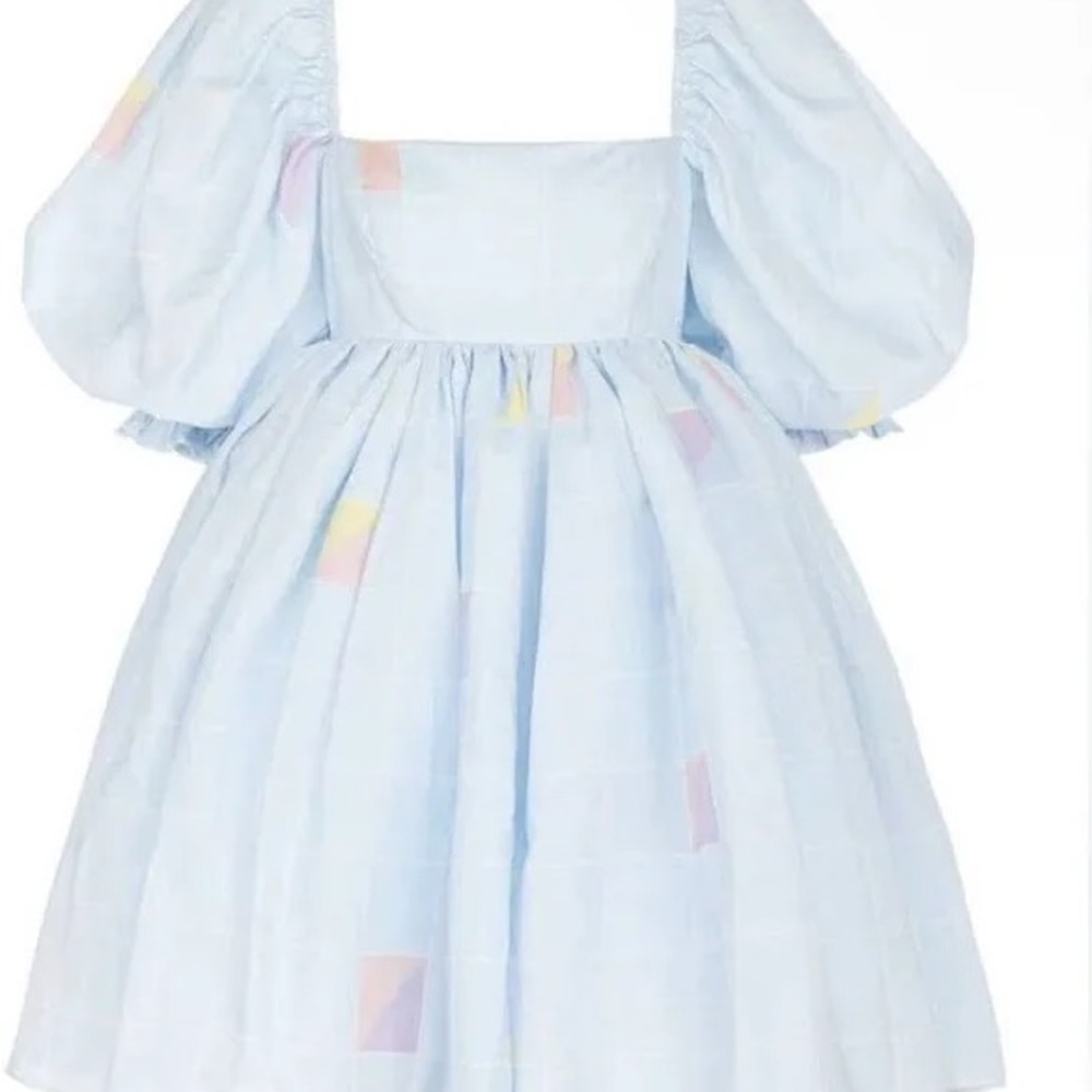 The Slopes Puff dress by SELKIE